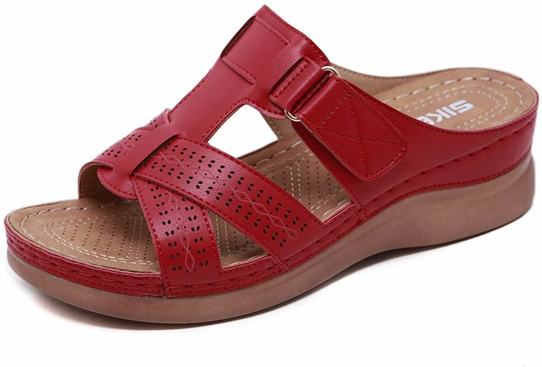 Nuheel® Woman Women's Slide Sandals Platform Wedge Shoes Slip On Casual Walking Sandals 3 Nuheel® Woman Women's Slide Sandals Platform Wedge Shoes Slip On Casual Walking Sandals