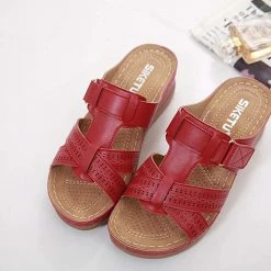 Nuheel® Woman Women's Slide Sandals Platform Wedge Shoes Slip On Casual Walking Sandals 33 Nuheel® Woman Women's Slide Sandals Platform Wedge Shoes Slip On Casual Walking Sandals