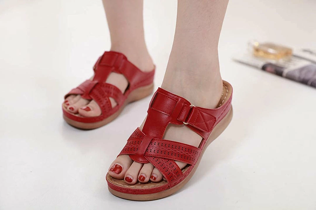 Nuheel® Woman Women's Slide Sandals Platform Wedge Shoes Slip On Casual Walking Sandals 8 Nuheel® Woman Women's Slide Sandals Platform Wedge Shoes Slip On Casual Walking Sandals