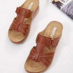 Nuheel® Woman Women's Slide Sandals Platform Wedge Shoes Slip On Casual Walking Sandals 41 Nuheel® Woman Women's Slide Sandals Platform Wedge Shoes Slip On Casual Walking Sandals