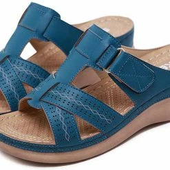 Nuheel® Woman Women's Slide Sandals Platform Wedge Shoes Slip On Casual Walking Sandals 45 Nuheel® Woman Women's Slide Sandals Platform Wedge Shoes Slip On Casual Walking Sandals