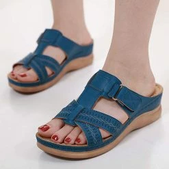 Nuheel® Woman Women's Slide Sandals Platform Wedge Shoes Slip On Casual Walking Sandals 49 Nuheel® Woman Women's Slide Sandals Platform Wedge Shoes Slip On Casual Walking Sandals