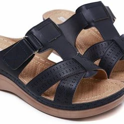 Nuheel® Woman Women's Slide Sandals Platform Wedge Shoes Slip On Casual Walking Sandals 52 Nuheel® Woman Women's Slide Sandals Platform Wedge Shoes Slip On Casual Walking Sandals