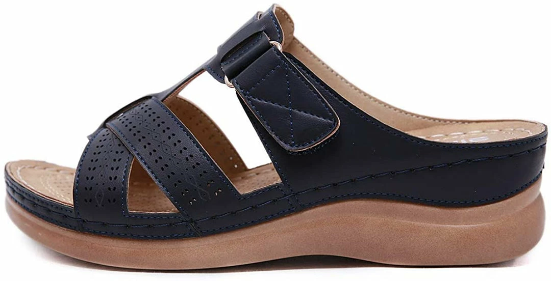 Nuheel® Woman Women's Slide Sandals Platform Wedge Shoes Slip On Casual Walking Sandals 26 Nuheel® Woman Women's Slide Sandals Platform Wedge Shoes Slip On Casual Walking Sandals