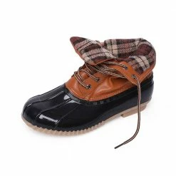 Woman Nuheel British Style Rain Boots Elegant Snow Boots Women Winter Boots Rubber Boots