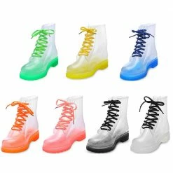 Nuheel® Nuheel Clear Rain Boots Creative Martin Boots Fashionable Rain Boots Women High-quality Rubber Boots