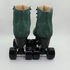 Nuheel® Woman Nuheel Green Suede Double Row Roller Skates Women Pu Four-Wheel Plastic Steel Base Roller Shoes,Size 4.5-13.5 45 Nuheel® Woman Nuheel Green Suede Double Row Roller Skates Women Pu Four-Wheel Plastic Steel Base Roller Shoes,Size 4.5-13.5