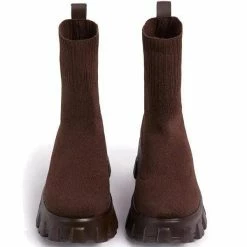 Nuheel® Ankle & Bootie Nuheel Knitting Platform Boots Designer Ankle Ankle Boots Sock Shoes Chelsea Boots 11