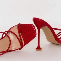 Nuheel® Nuheel Large Size Heeled Sandals Strappy Dress Shoes Woman