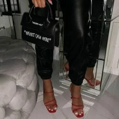 Nuheel® Nuheel Large Size Heeled Sandals Strappy Dress Shoes Woman