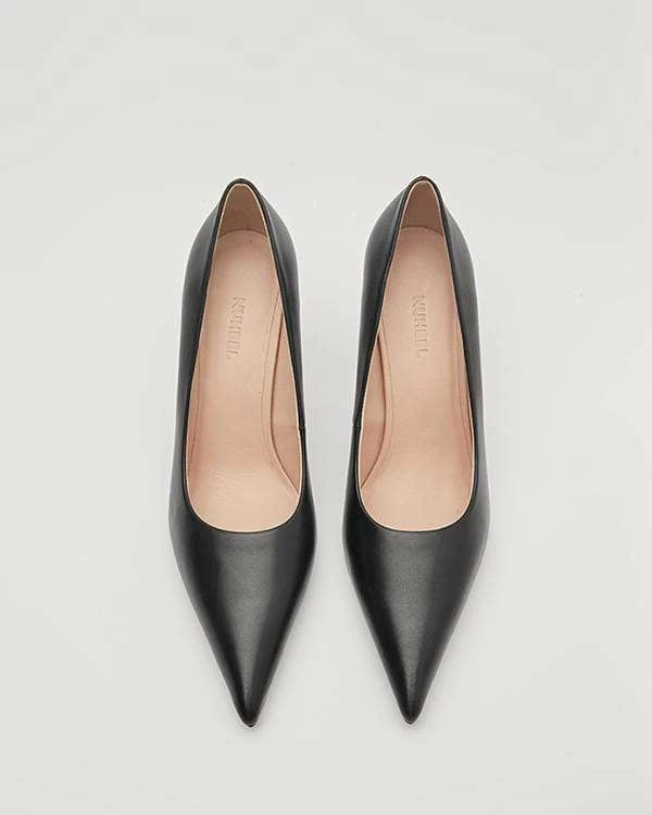 Nuheel® Nuheel Leather Stilettos Black Heels Pumps Shoes Designer Shoes 11 10 Nuheel® Nuheel Leather Stilettos Black Heels Pumps Shoes Designer Shoes 11