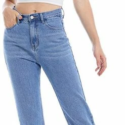 Nuheel® NUHEEL Mom Jeans For Women, High Waist Boy Friend Denim Women Jeans…
