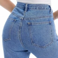Nuheel® NUHEEL Mom Jeans For Women, High Waist Boy Friend Denim Women Jeans…