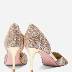 Nuheel Petal Wedding Shoes 2021 New Golden Crystal High-heeled Bridesmaid Shoes 20 Nuheel Petal Wedding Shoes 2021 New Golden Crystal High-heeled Bridesmaid Shoes