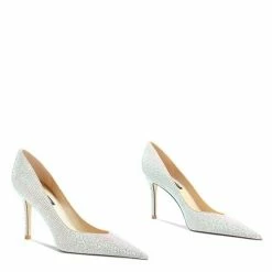 Nuheel® Nuheel Pointed Rhinestone Banquet Bridesmaid Shoes Wedding Shoes