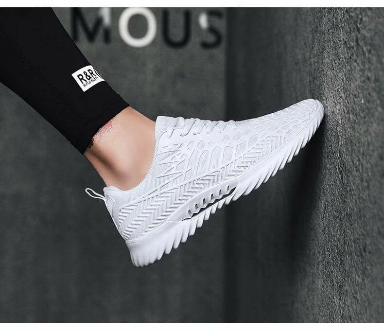 Nuheel® Woman Nuheel Simple Pure Color Couple Knit Shoes Breathable Walking Shoes 9 Nuheel® Woman Nuheel Simple Pure Color Couple Knit Shoes Breathable Walking Shoes