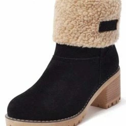 Nuheel® Nuheel Suede Snow Boots Women Two Wear Winter Boots Women Ankle Boots Ankle & Bootie