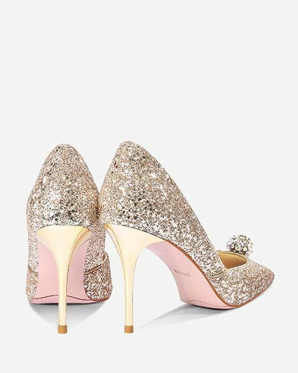 Nuheel White Veil Wedding Shoes Golden Rhinestone Thin Heel Bridesmaid Shoes 8 Nuheel White Veil Wedding Shoes Golden Rhinestone Thin Heel Bridesmaid Shoes