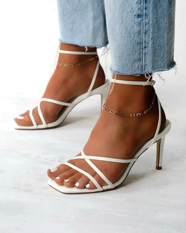 Nuheel® Nuheel Women'S Square Toe Heeled Sandals With Versatile And Comfortable Buttons Woman 4 Nuheel® Nuheel Women'S Square Toe Heeled Sandals With Versatile And Comfortable Buttons Woman