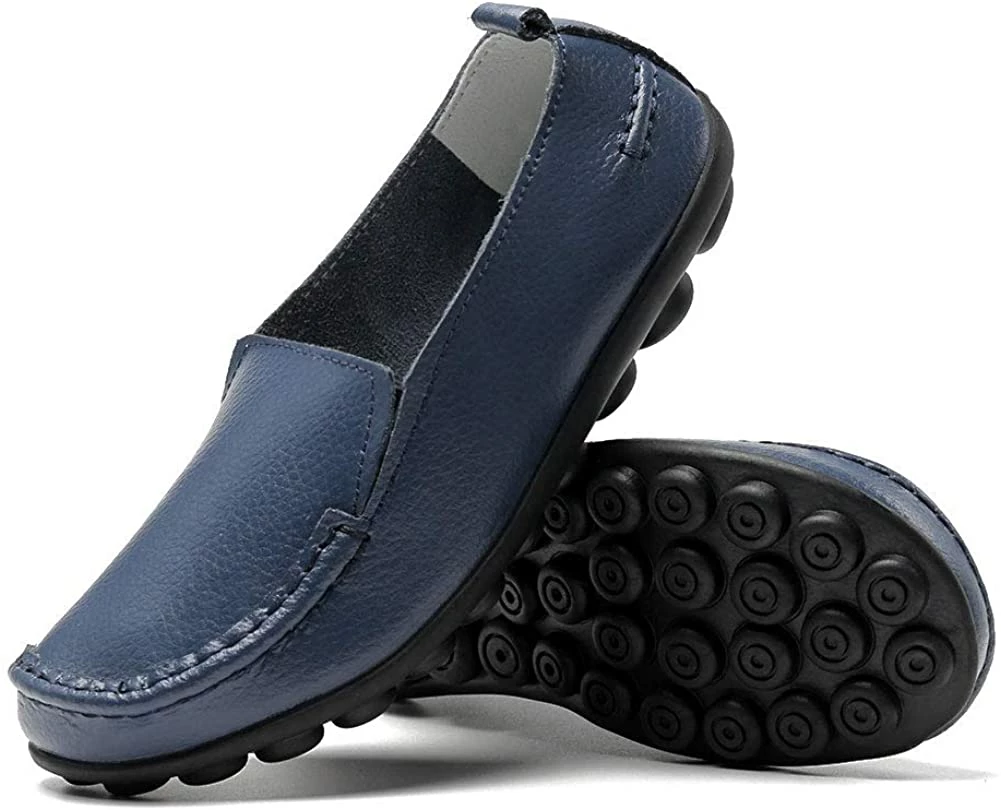 Nuheel® Loafers For Women Casual Leather Walking Flats Outdoor Driving Shoes Woman 21 Nuheel® Loafers For Women Casual Leather Walking Flats Outdoor Driving Shoes Woman