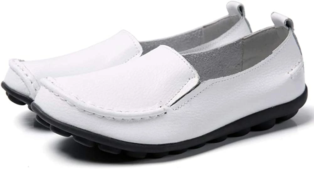 Nuheel® Loafers For Women Casual Leather Walking Flats Outdoor Driving Shoes Woman 12 Nuheel® Loafers For Women Casual Leather Walking Flats Outdoor Driving Shoes Woman