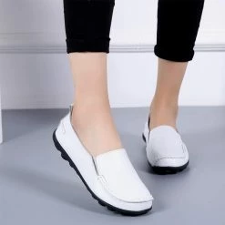 Nuheel® Loafers For Women Casual Leather Walking Flats Outdoor Driving Shoes Woman 54 Nuheel® Loafers For Women Casual Leather Walking Flats Outdoor Driving Shoes Woman