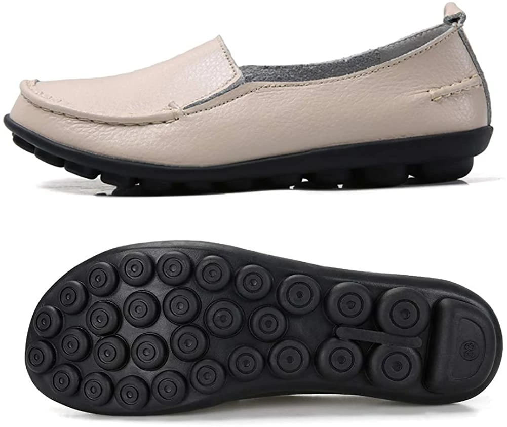 Nuheel® Loafers For Women Casual Leather Walking Flats Outdoor Driving Shoes Woman 16 Nuheel® Loafers For Women Casual Leather Walking Flats Outdoor Driving Shoes Woman