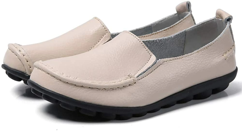 Nuheel® Loafers For Women Casual Leather Walking Flats Outdoor Driving Shoes Woman 18 Nuheel® Loafers For Women Casual Leather Walking Flats Outdoor Driving Shoes Woman