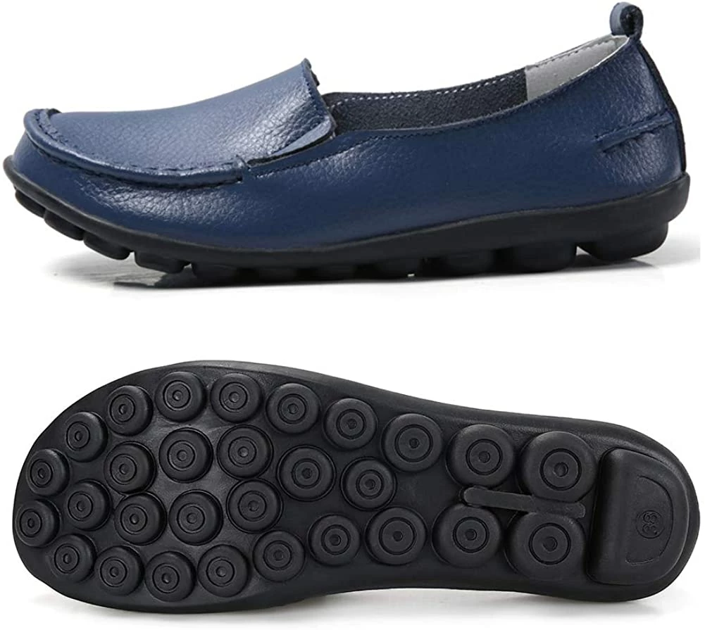 Nuheel® Loafers For Women Casual Leather Walking Flats Outdoor Driving Shoes Woman 22 Nuheel® Loafers For Women Casual Leather Walking Flats Outdoor Driving Shoes Woman