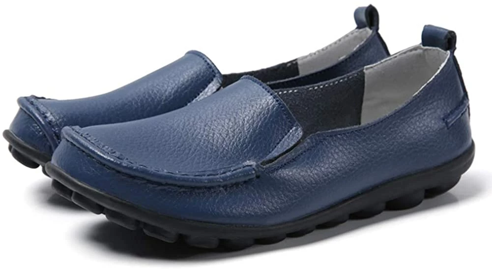 Nuheel® Loafers For Women Casual Leather Walking Flats Outdoor Driving Shoes Woman 24 Nuheel® Loafers For Women Casual Leather Walking Flats Outdoor Driving Shoes Woman