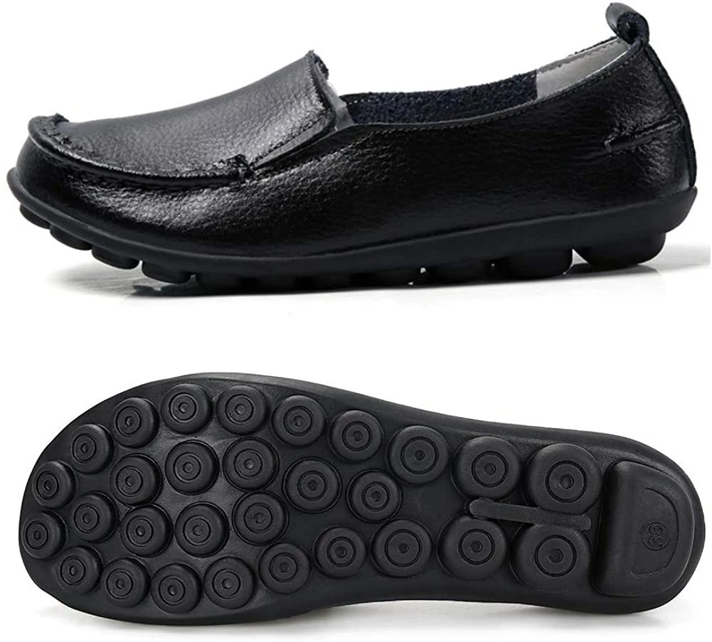 Nuheel® Loafers For Women Casual Leather Walking Flats Outdoor Driving Shoes Woman 28 Nuheel® Loafers For Women Casual Leather Walking Flats Outdoor Driving Shoes Woman