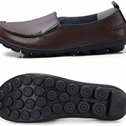 Nuheel® Loafers For Women Casual Leather Walking Flats Outdoor Driving Shoes Woman 75 Nuheel® Loafers For Women Casual Leather Walking Flats Outdoor Driving Shoes Woman