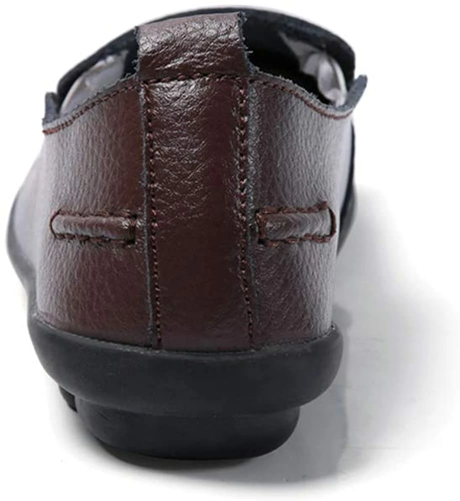 Nuheel® Loafers For Women Casual Leather Walking Flats Outdoor Driving Shoes Woman 35 Nuheel® Loafers For Women Casual Leather Walking Flats Outdoor Driving Shoes Woman