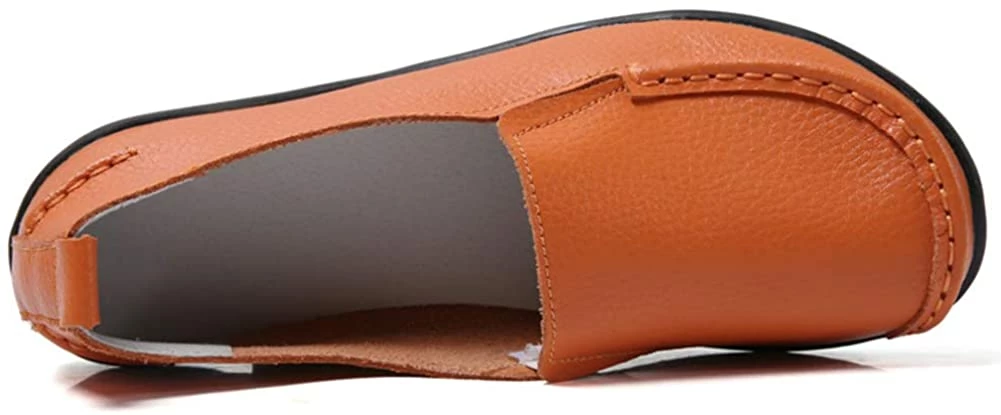 Nuheel® Loafers For Women Casual Leather Walking Flats Outdoor Driving Shoes Woman 43 Nuheel® Loafers For Women Casual Leather Walking Flats Outdoor Driving Shoes Woman