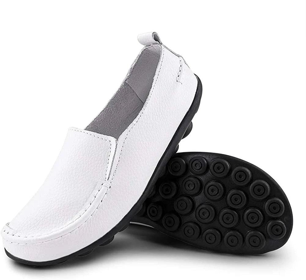 Nuheel® Loafers For Women Casual Leather Walking Flats Outdoor Driving Shoes Woman 9 Nuheel® Loafers For Women Casual Leather Walking Flats Outdoor Driving Shoes Woman