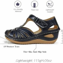 Nuheel® Woman Women's Summer Beach Comfort Platform Slides Sandals Walking Shoes 40 Nuheel® Woman Women's Summer Beach Comfort Platform Slides Sandals Walking Shoes