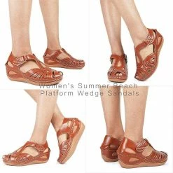 Nuheel® Woman Women's Summer Beach Comfort Platform Slides Sandals Walking Shoes 42 Nuheel® Woman Women's Summer Beach Comfort Platform Slides Sandals Walking Shoes