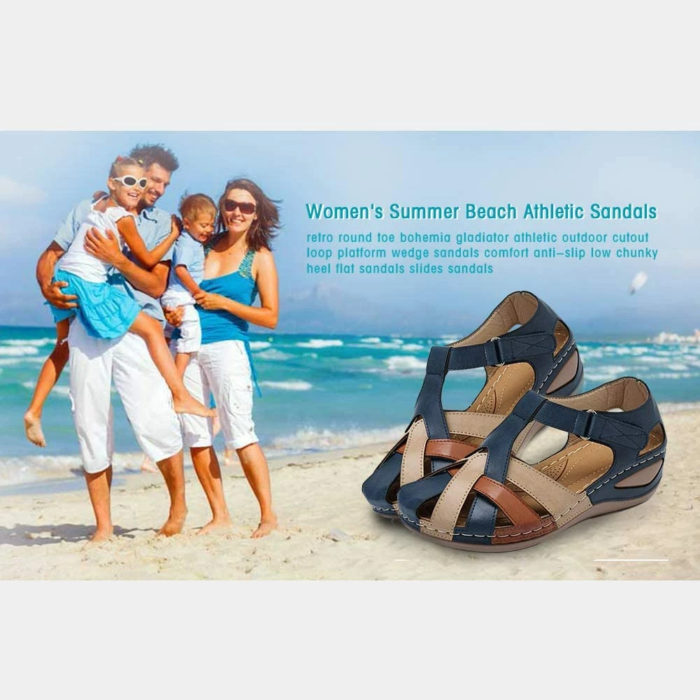 Nuheel® Woman Women's Summer Beach Comfort Platform Slides Sandals Walking Shoes 18 Nuheel® Woman Women's Summer Beach Comfort Platform Slides Sandals Walking Shoes