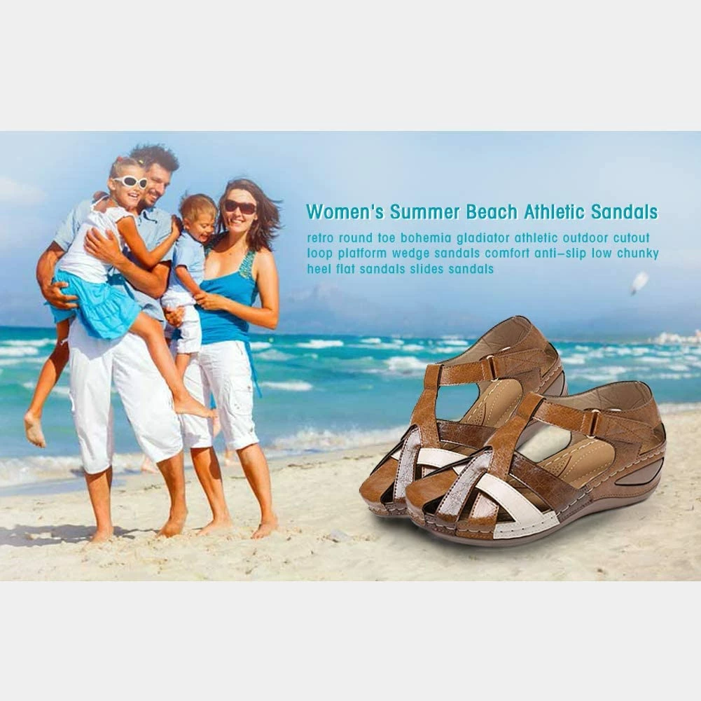 Nuheel® Woman Women's Summer Beach Comfort Platform Slides Sandals Walking Shoes 23 Nuheel® Woman Women's Summer Beach Comfort Platform Slides Sandals Walking Shoes