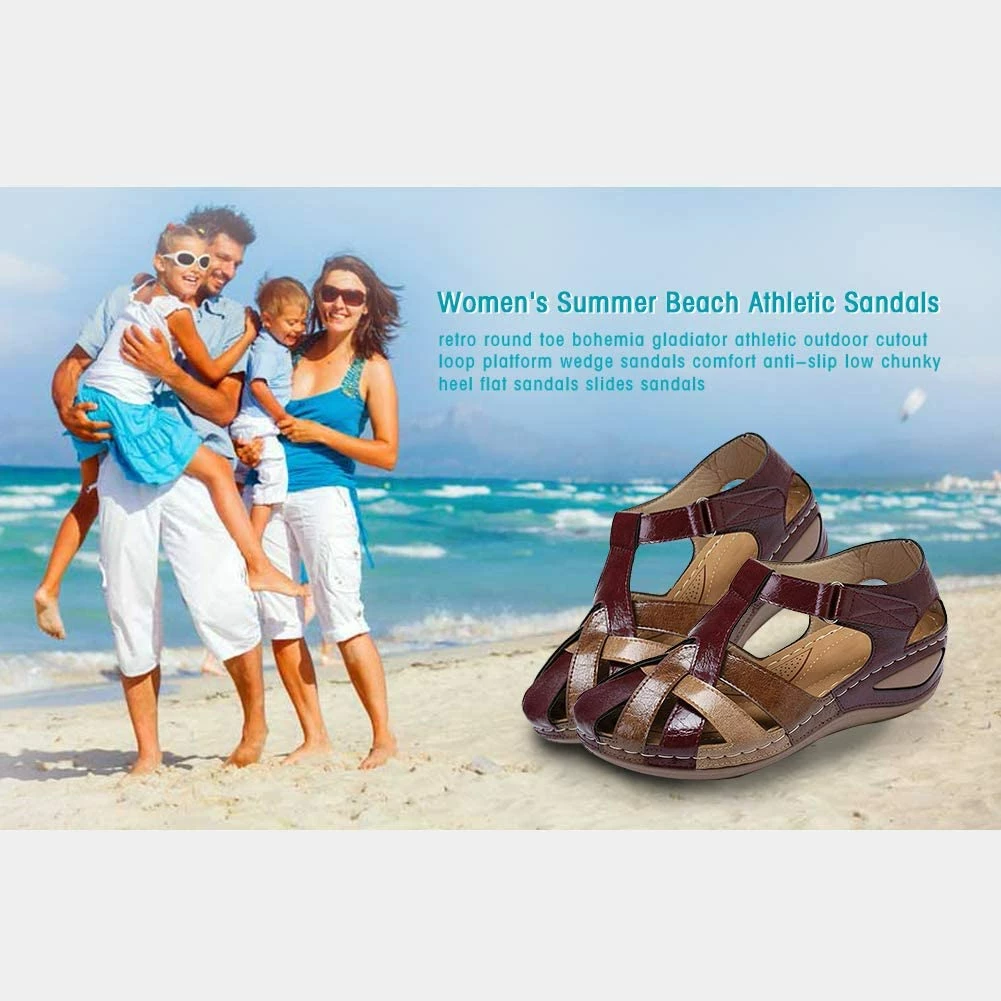 Nuheel® Woman Women's Summer Beach Comfort Platform Slides Sandals Walking Shoes 28 Nuheel® Woman Women's Summer Beach Comfort Platform Slides Sandals Walking Shoes