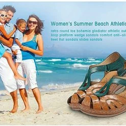 Nuheel® Woman Women's Summer Beach Comfort Platform Slides Sandals Walking Shoes 70 Nuheel® Woman Women's Summer Beach Comfort Platform Slides Sandals Walking Shoes