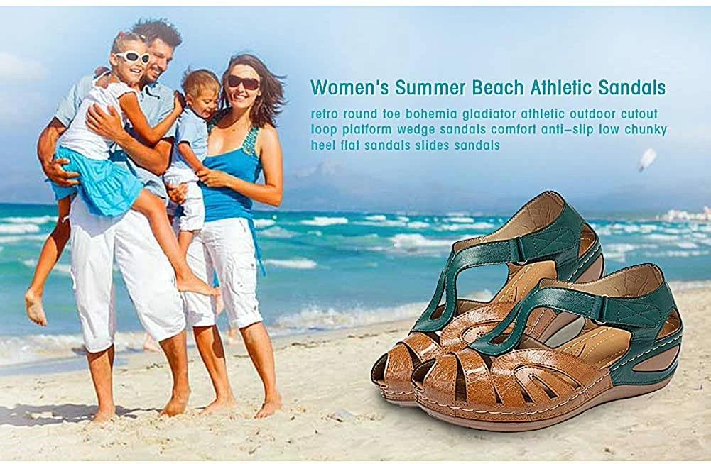 Nuheel® Woman Women's Summer Beach Comfort Platform Slides Sandals Walking Shoes 36 Nuheel® Woman Women's Summer Beach Comfort Platform Slides Sandals Walking Shoes