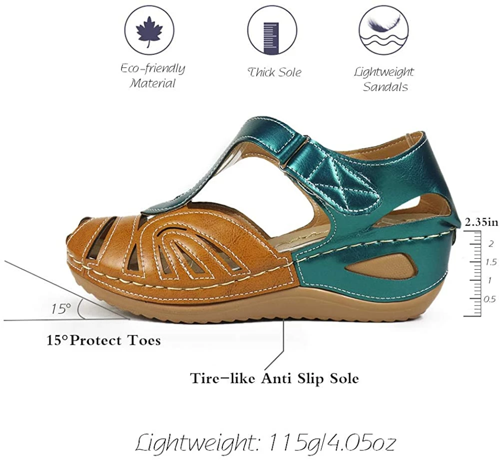Nuheel® Woman Women's Summer Beach Comfort Platform Slides Sandals Walking Shoes 37 Nuheel® Woman Women's Summer Beach Comfort Platform Slides Sandals Walking Shoes