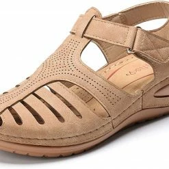 Nuheel® Woman Women's Closed Toe Sandals Platform Wedge Sandals Shoes 44 Nuheel® Woman Women's Closed Toe Sandals Platform Wedge Sandals Shoes