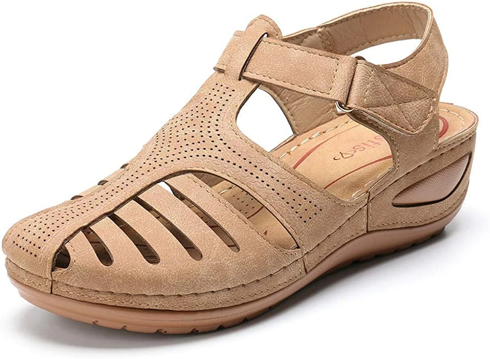 Nuheel® Woman Women's Closed Toe Sandals Platform Wedge Sandals Shoes 17 Nuheel® Woman Women's Closed Toe Sandals Platform Wedge Sandals Shoes