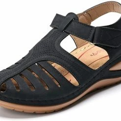 Nuheel® Woman Women's Closed Toe Sandals Platform Wedge Sandals Shoes 51 Nuheel® Woman Women's Closed Toe Sandals Platform Wedge Sandals Shoes