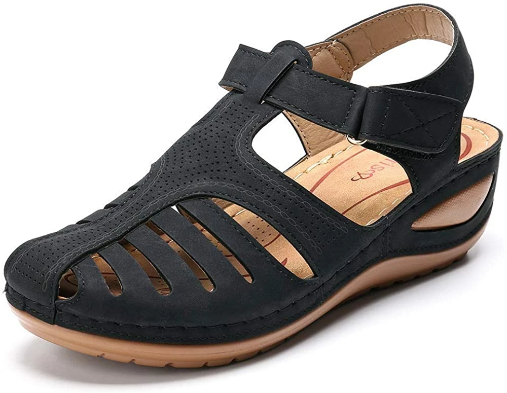 Nuheel® Woman Women's Closed Toe Sandals Platform Wedge Sandals Shoes 24 Nuheel® Woman Women's Closed Toe Sandals Platform Wedge Sandals Shoes