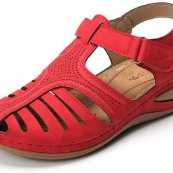 Nuheel® Woman Women's Closed Toe Sandals Platform Wedge Sandals Shoes