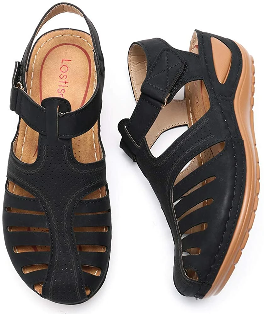 Nuheel® Woman Women's Closed Toe Sandals Platform Wedge Sandals Shoes 27 Nuheel® Woman Women's Closed Toe Sandals Platform Wedge Sandals Shoes