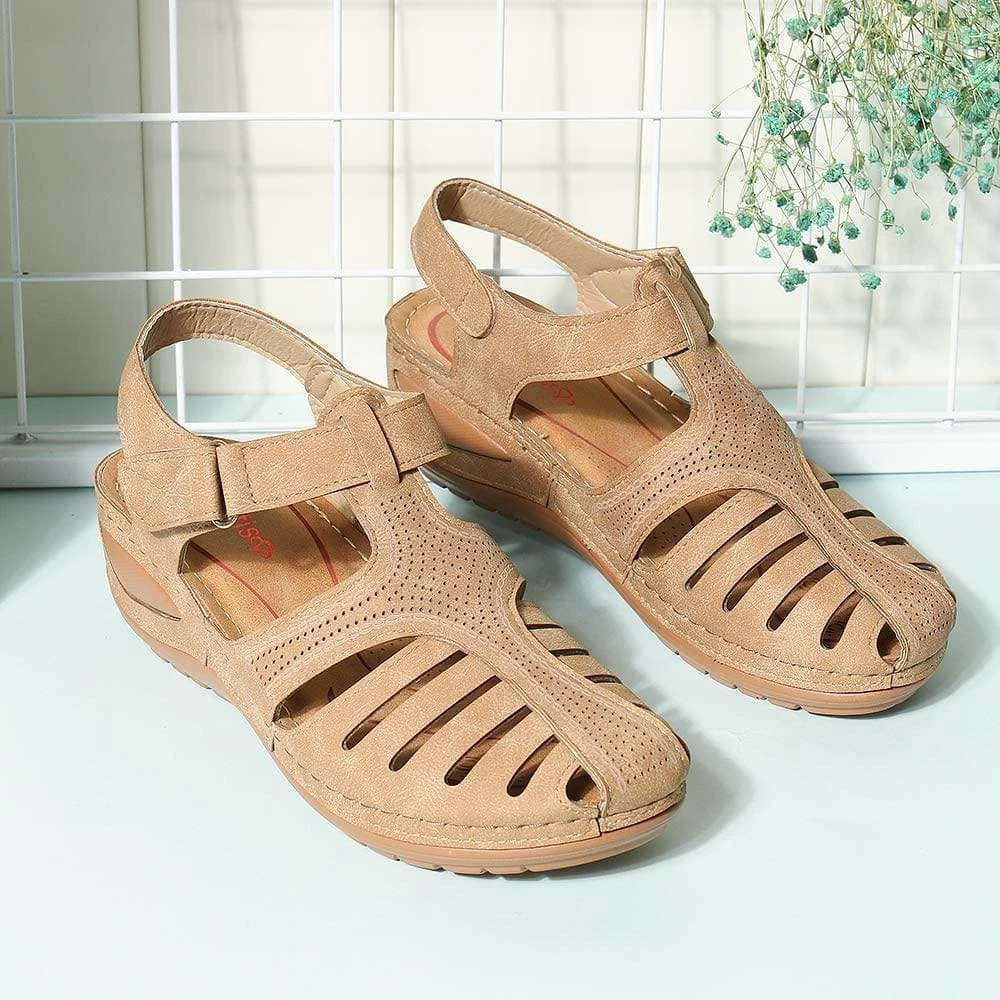 Nuheel® Woman Women's Closed Toe Sandals Platform Wedge Sandals Shoes 22 Nuheel® Woman Women's Closed Toe Sandals Platform Wedge Sandals Shoes